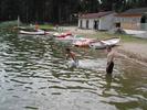 Stephen Toyoda shows Feyen sensei how to handle cold water