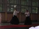 Demonstrating kumijo with Feyen sensei